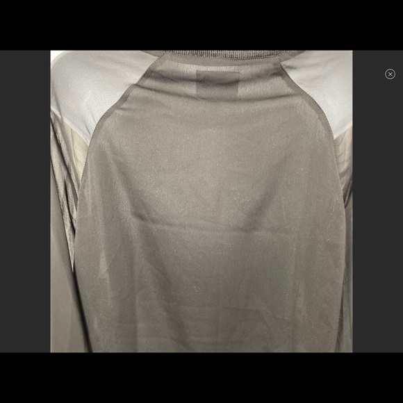 Elie Tahari NYC Graphic Mesh Long Sleeves Top - Picture 6 of 7